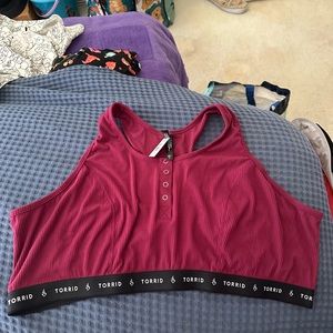 Torrid Razorback Bralette Size 5